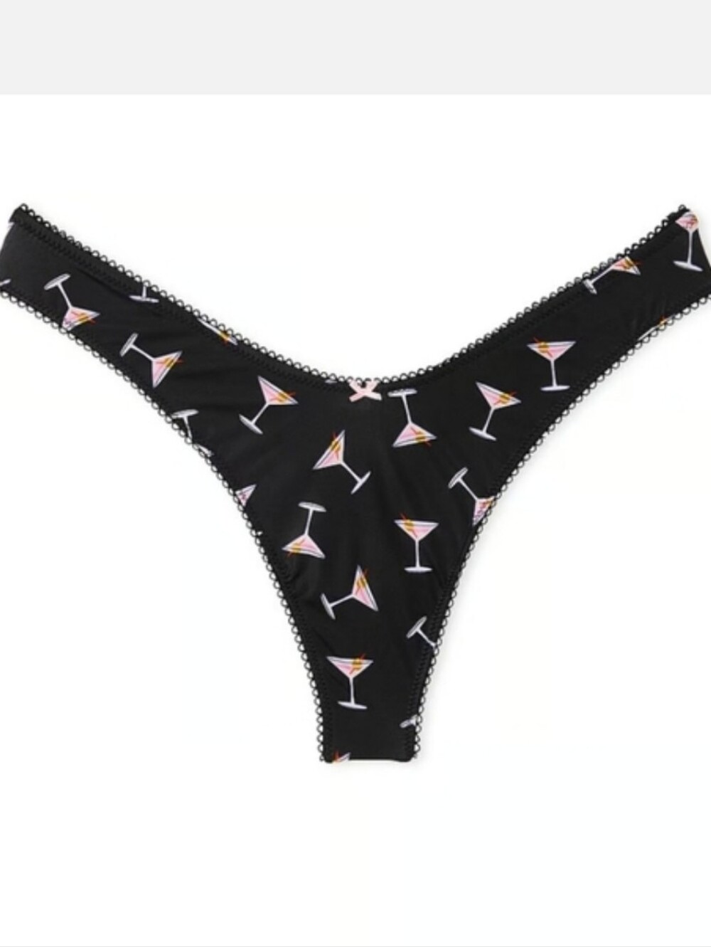 Victoria's Secret Very Sexy Printed High-Leg Thong Panty MEDIUM MARTININS